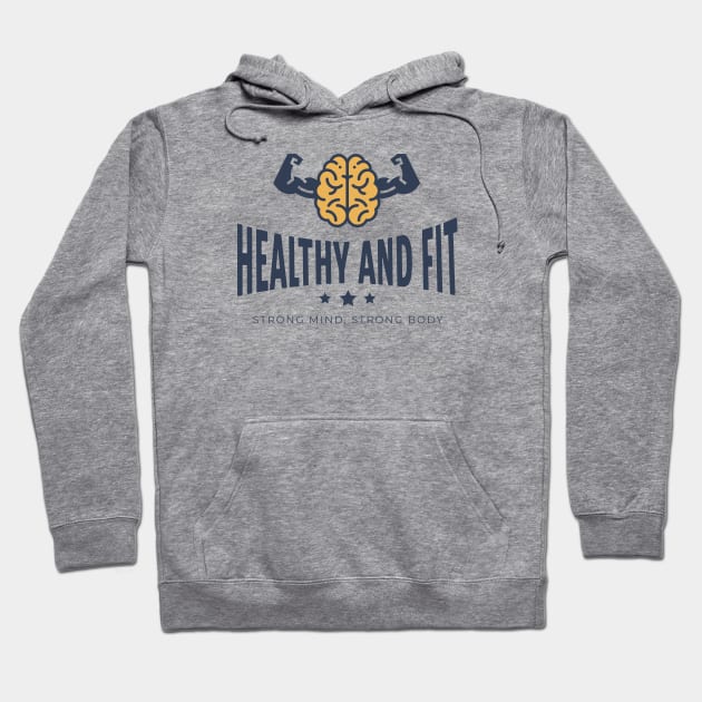 Fitness & Health Hoodie by Delicious Art